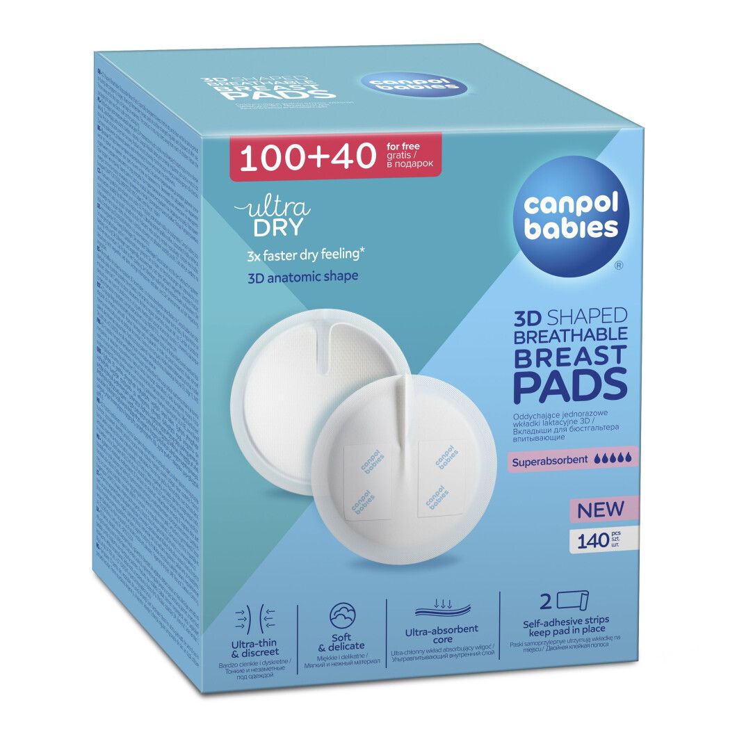 Лактационные вкладыши Canpol babies 140 шт 1/654