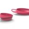 Тарелка для кормления Nuvita Easy Eating глубокая и мелкая Розовый NV8461Pink 2 шт