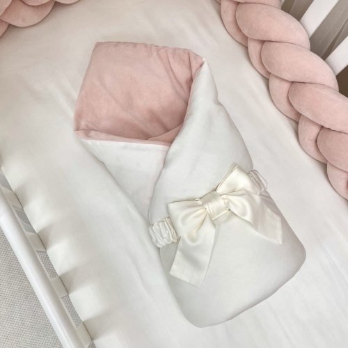Детское постельное белье и бортики в кроватку BBChic Коллекция №8 Sweet Dream Зайка Пудровый 5001231