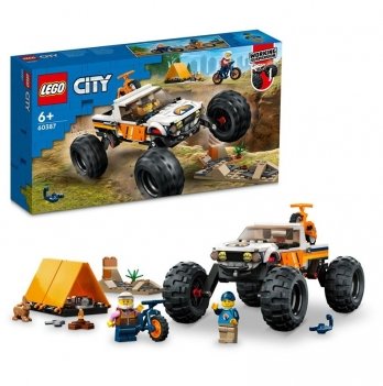 Конструктор LEGO City Приключения на внедорожнике 4x4 60387