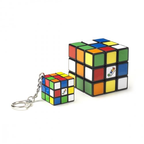 Головоломка Кубик Рубика Rubik's 3х3 Кубик и мини-кубик с кольцом 6062800