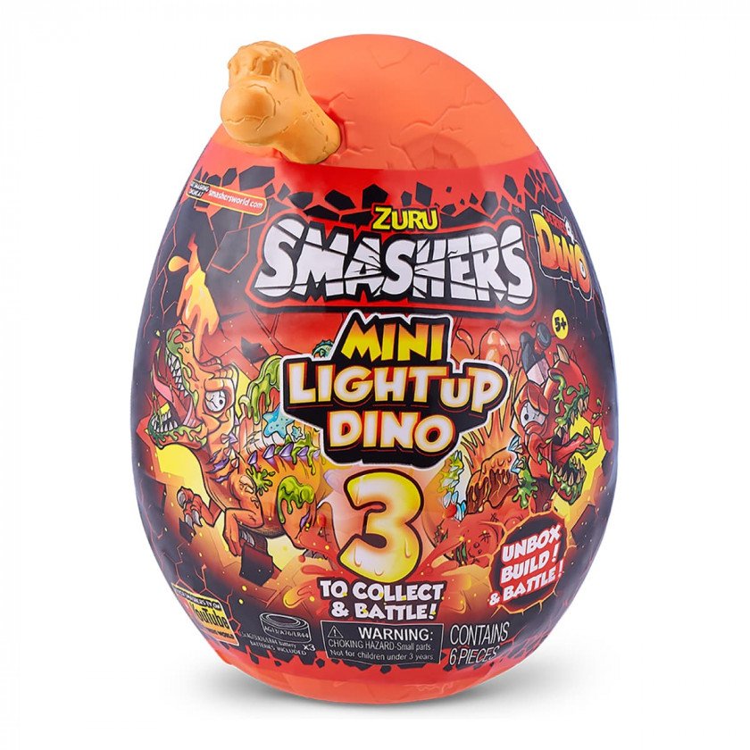 Игровой набор для мальчика Smashers Mini Light-Up Dino 7473B Игровой набор для мальчика Smashers Mini Light-Up Dino 7473B