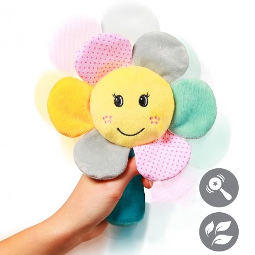 Погремушка мягкая BabyOno Цветок 20 см 609