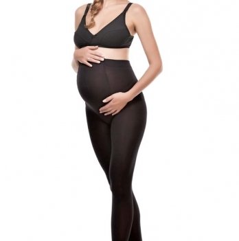 Колготки для беременных теплые с модалом Мамин дом 250 den, арт. 611 черные