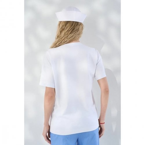 Футболка для беременных и кормящих Юла Мама Seaside Белый NR-26.071