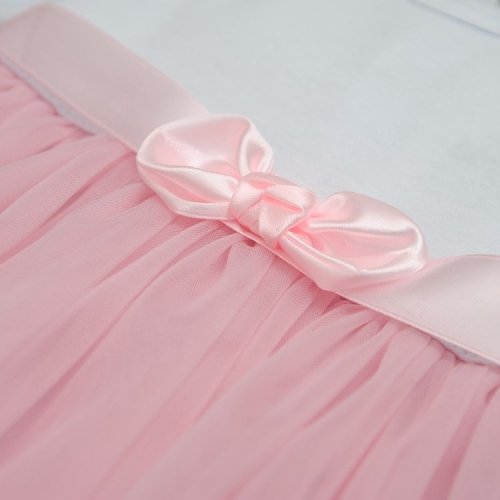 Платье Бетис Нежность интерлок/фатин Розовый 27075232 1,5-3 года