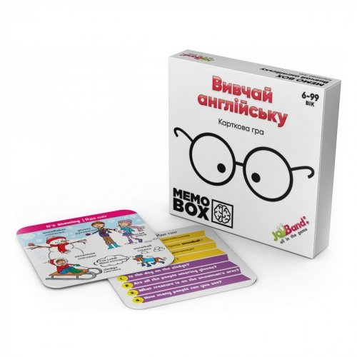 Настольная игра JoyBand MemoBox Изучай Английский MB0004