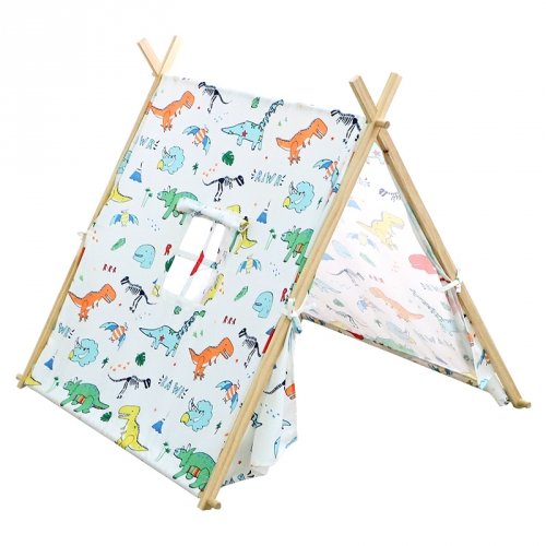 Детская палатка вигвам Babyhood Динозавр 110x110x120 см AS-301