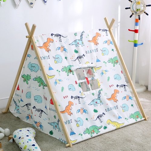 Детская палатка вигвам Babyhood Динозавр 110x110x120 см AS-301