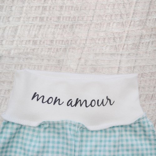 Ползунки для новорожденных Minikin Mon Amour 0 - 3 мес Бирюзовый 204203