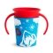 Чашка непроливайка Munchkin Miracle 360 WildLove Медведь 177 мл Красный/Голубой 051776
