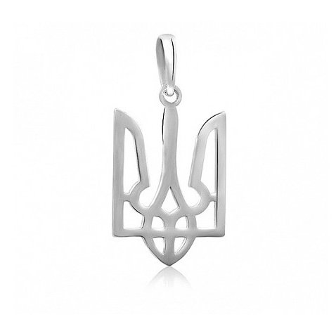 Серебряный кулон UMAX Герб Украины большой 3963_1