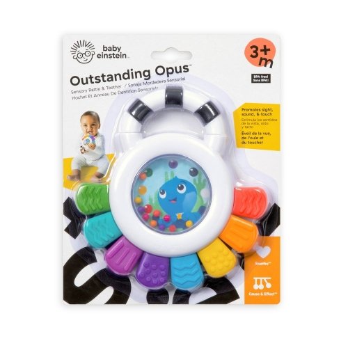 Погремушка прорезыватель для зубов Baby Einstein Outstanding Opus 12487