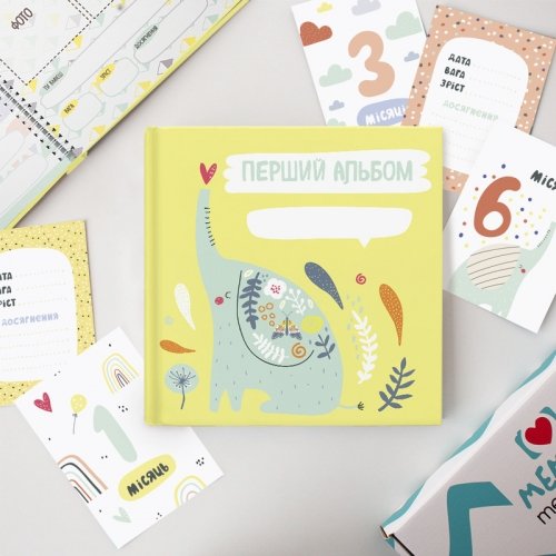 Альбом для новорожденных Memiks Мій перший альбом Слоненя М090