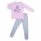 Пижама детская теплая Sweet Mario Розовый/Серый 3-28-7