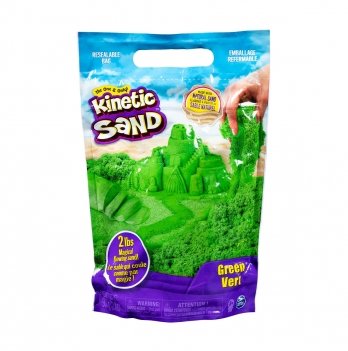 Кинетический песок Kinetic Sand Colour 907 г Зеленый 71453G