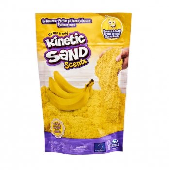Кинетический песок Kinetic Sand с ароматом Банановый десерт 227 г 71473B