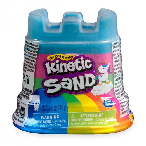 Кинетический песок разноцветный Kinetic Sand Мини-крепость 141 г 71477