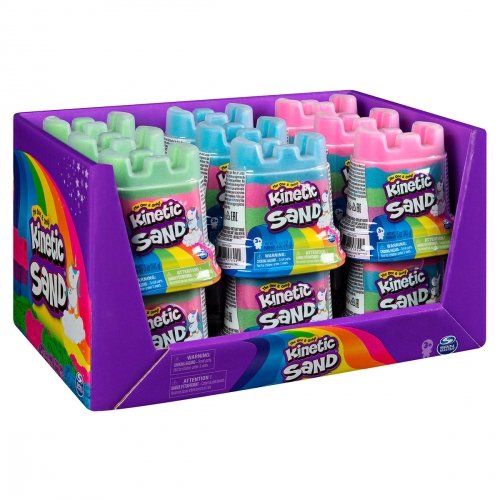 Кинетический песок разноцветный Kinetic Sand Мини-крепость 141 г 71477