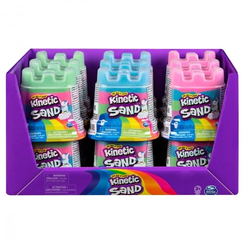 Кинетический песок разноцветный Kinetic Sand Мини-крепость 141 г 71477