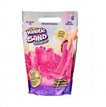 Кинетический песок с блестками Kinetic Sand Shimmer 907 г Розовый 71489P