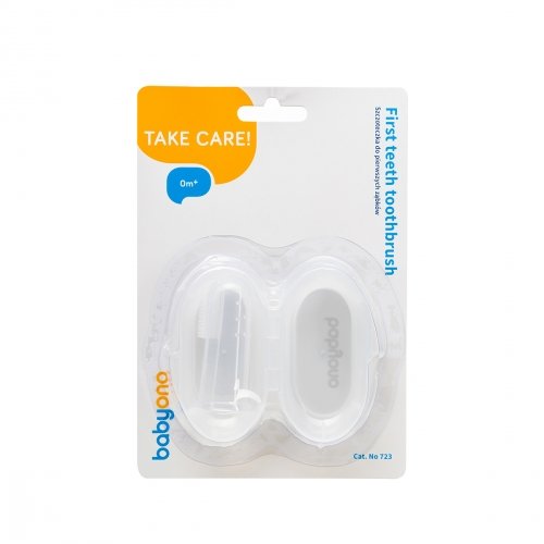 Силиконовая зубная щетка для детей BabyOno 723/01