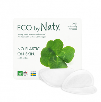 Лактационные вкладыши органические Eco by Naty 30 шт 475502801