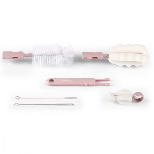 Набор щеток для бутылочек и сосок BabyOno Розовый 735/05