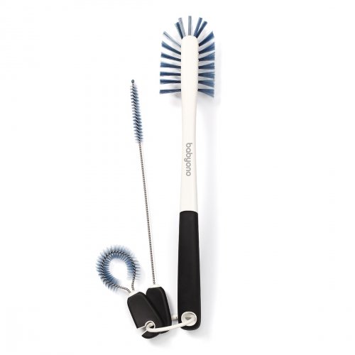 Набор щеточек для мытья детских бутылочек BabyOno Черный 736