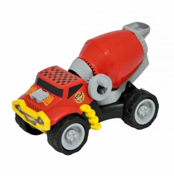 Модель машинки Klein Hot Wheels Бетономешалка Красный/Желтый 2441