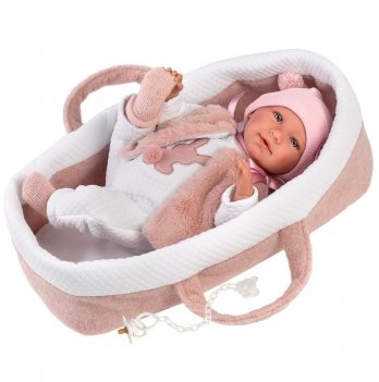 Кукла Llorens Juan S.L. Mimi Lloron Capazo Rosa 40 см 74012