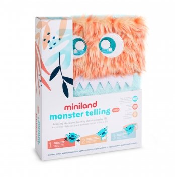 Развивающая книга для детей Miniland Monster Telling 75004