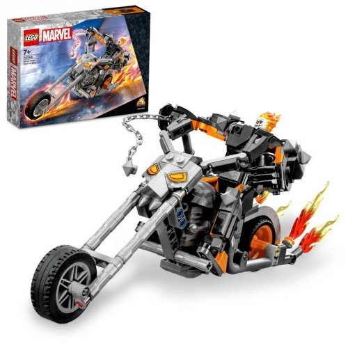 Конструктор LEGO Super Heroes Призрачный всадник Робот и мотоцикл 76245
