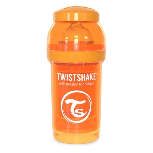 Бутылочка для кормления Twistshake 0+ мес Оранжевый 180 мл 78003