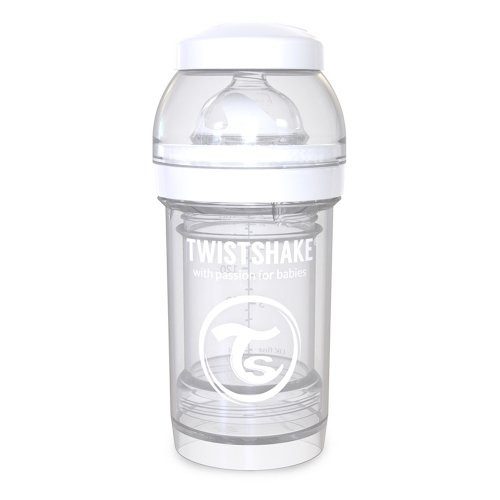 Бутылочка для кормления Twistshake 0+ мес Белый 180 мл 78006