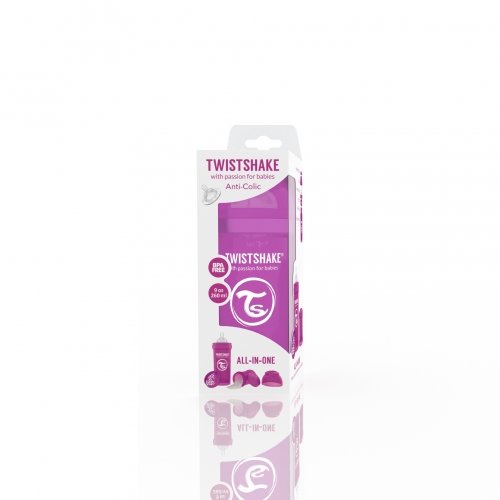 Бутылочка для кормления Twistshake 2+ мес Фиолетовый 260 мл 78011