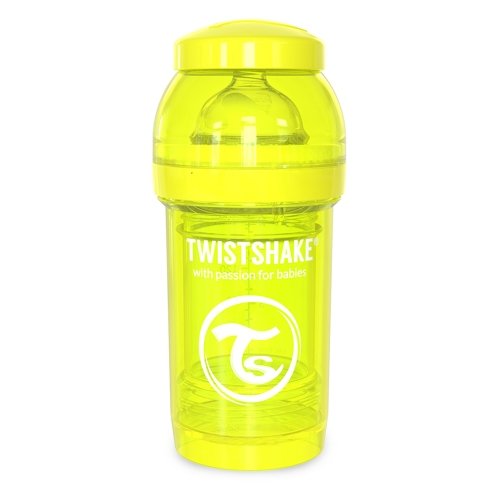 Бутылочка для кормления Twistshake 0+ мес Желтый 180 мл 78039