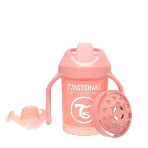 Чашка непроливайка Twistshake 4+ мес Мини Персиковый 230 мл 78318
