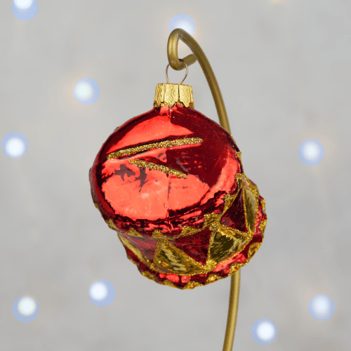 Елочная игрушка Santa Shop Барабан Красный 8 см 4820001180268