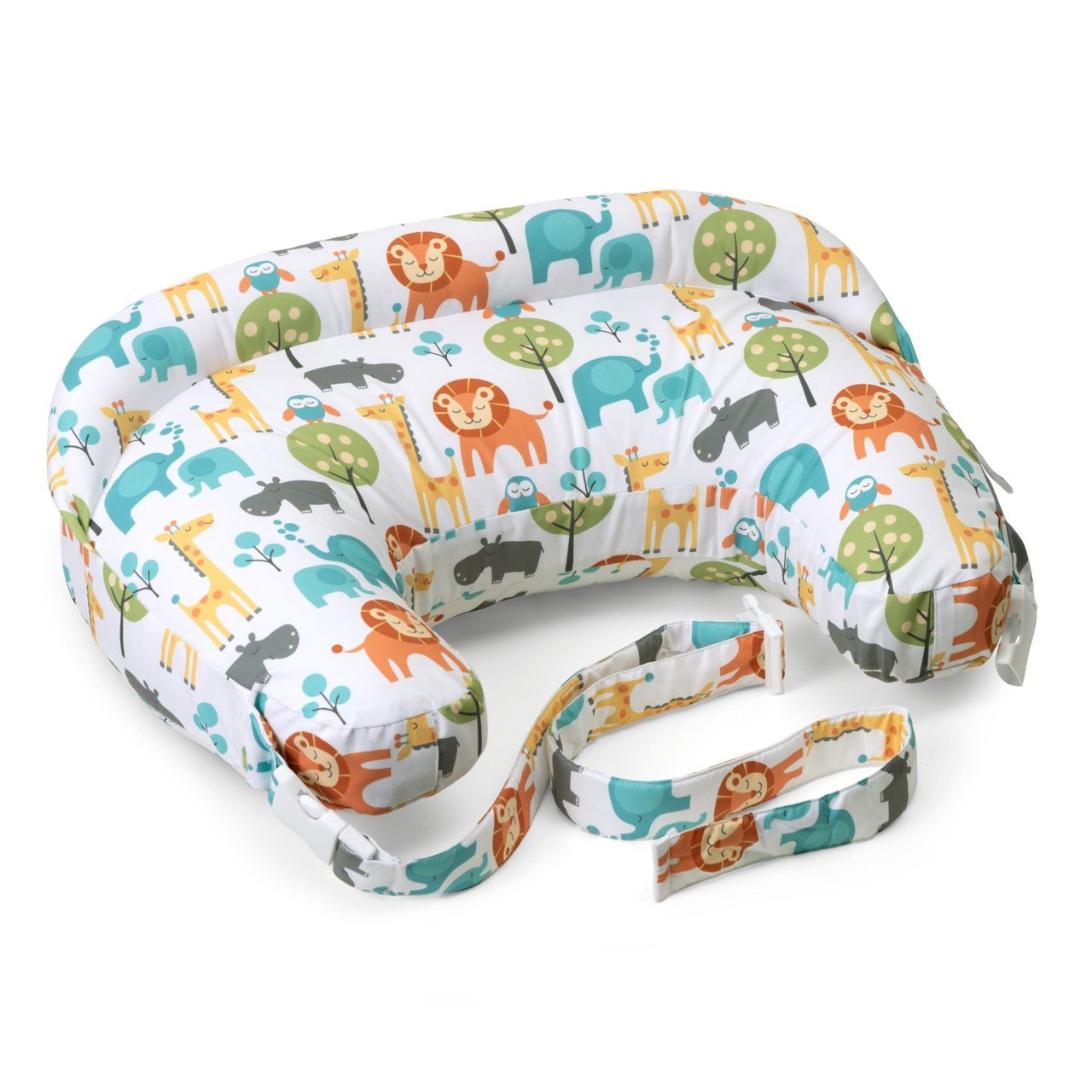 Подушка для кормления Boppy Pillow Deluxe Белый/Оранжевый 79912.43