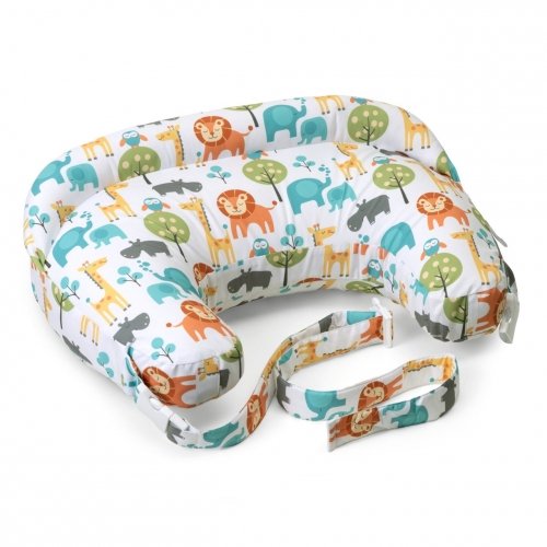 Подушка для кормления Boppy Pillow Deluxe Белый/Оранжевый 79912.43