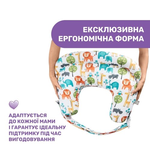 Подушка для кормления Boppy Pillow Deluxe Белый/Голубой 79912.86