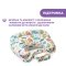 Подушка для кормления Boppy Pillow Deluxe Белый/Оранжевый 79912.43