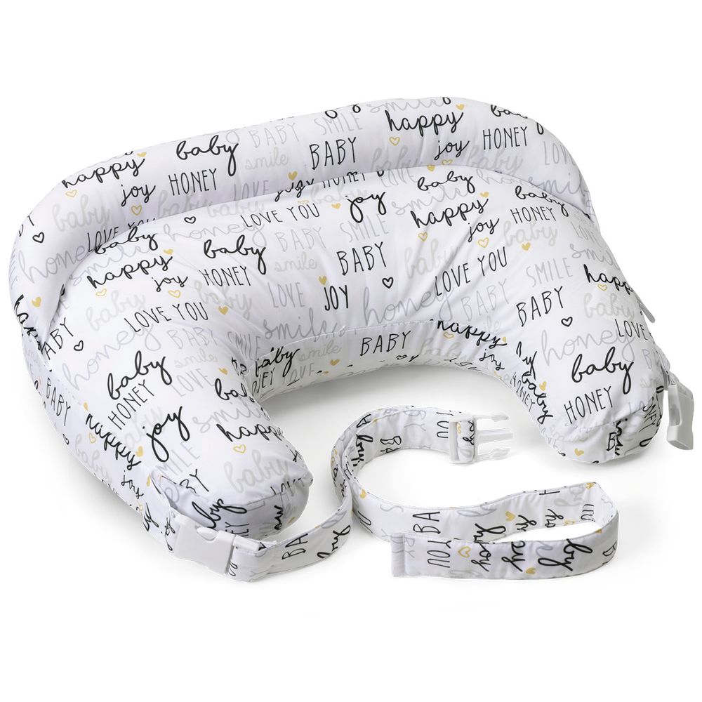 Подушка для кормления Boppy Pillow Deluxe Белый/Черный 79912.63