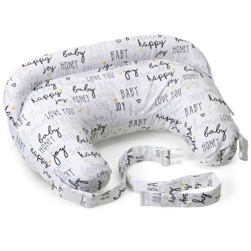 Подушка для кормления Boppy Pillow Deluxe Белый/Черный 79912.63