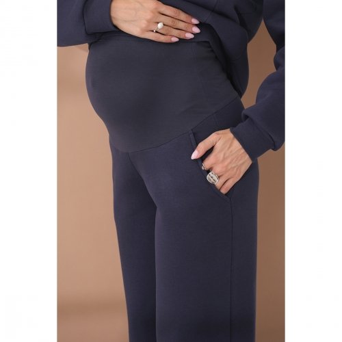 Костюм для беременных и кормящих с начесом Юла Мама Urban Графитовый ST-45.011