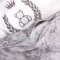 Детское постельное белье с балдахином и бортики в кроватку Маленькая Соня De Lux какао Коричневый 0131420