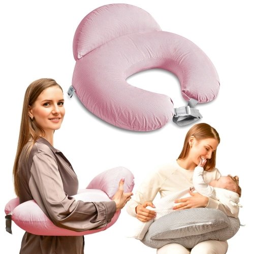 Подушка для кормления Sei Design Диванчик Полоска Пудровый 60х70х16 см 8-35409*003