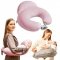 Подушка для кормления Sei Design Диванчик Полоска Пудровый 60х70х16 см 8-35409*003