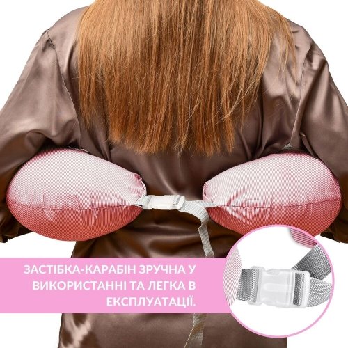 Подушка для кормления Sei Design Диванчик Полоска Пудровый 60х70х16 см 8-35409*003